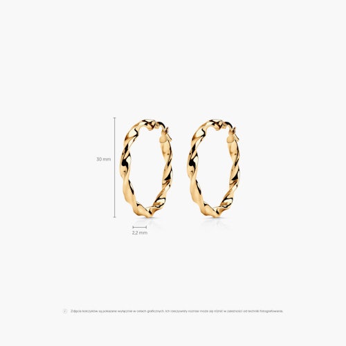 Kolczyki SAVICKI: złote